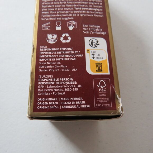 Henna Cream Dark Brown Semi-Permanent Vegan Hair Dye For Gray Coverage 2.37 oz - Picture 4 of 10